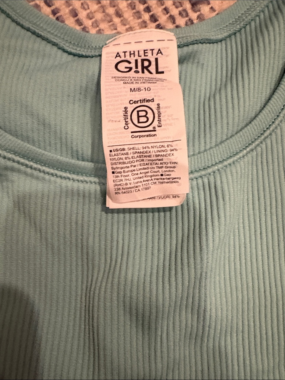 Athleta Girl Ribbed Top
